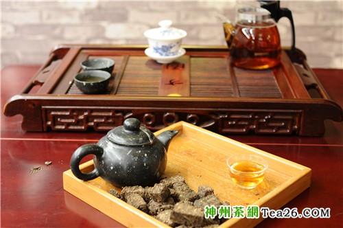湖南黑茶怎么喝：茯砖茶的冲泡方法